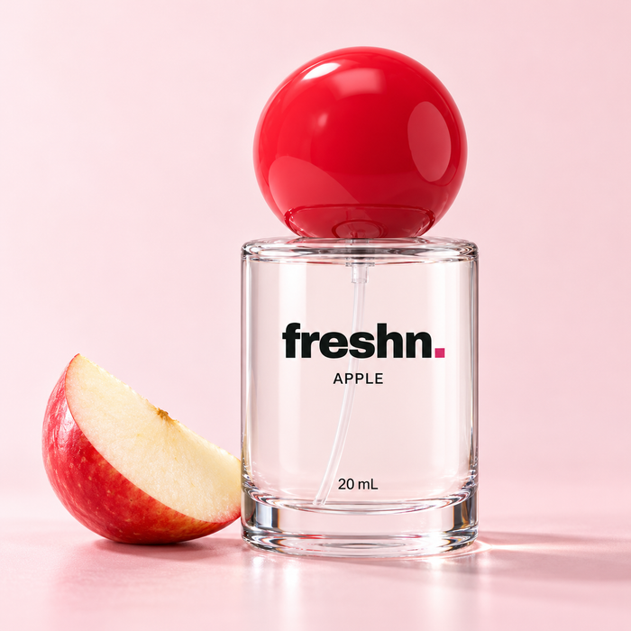 freshn. Apple breath spray with an apple slice